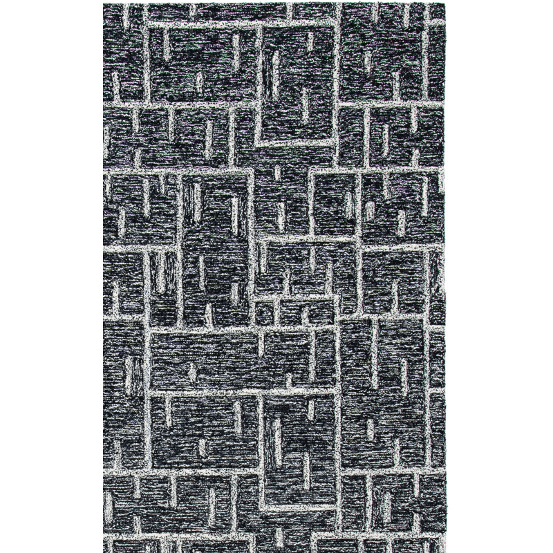 Tapis en laine touffeté à la main Willowood, Rectangle 5 pi x 8 pi