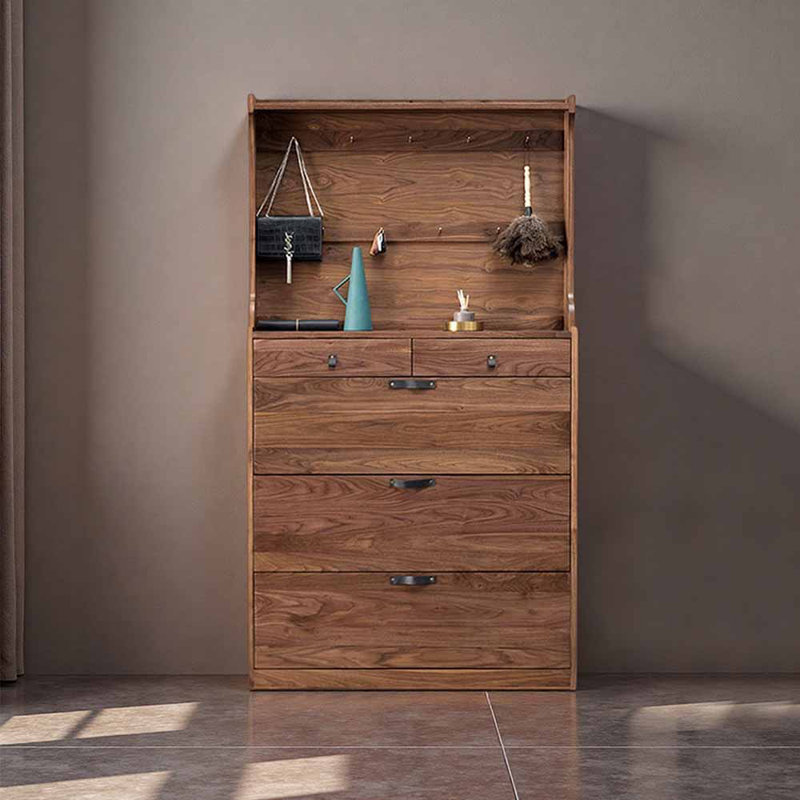 Armoire à chaussures mince et minimaliste de style américain