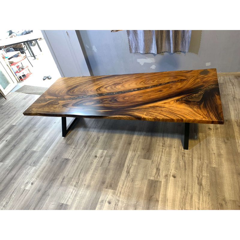 Dinn Solid Wood Top Dining Table