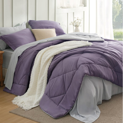 Best Seller Bedsure Comforter Set Reversible Bedding for All Seasons-89GSM