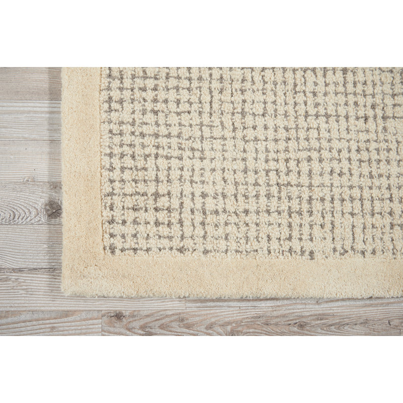 Light And Airy Abstract Wool Hand Woven Area Rug, Rectangle 114 x 175cm