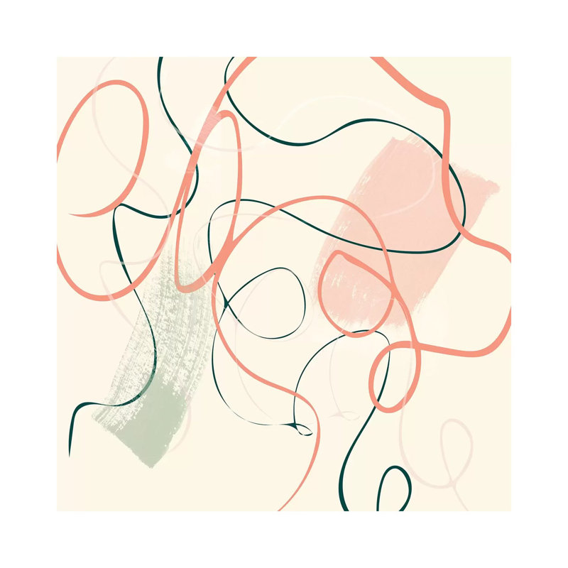 «The Dance III» par Ana Rut Bré - impression d'art graphique, Toile tendue, Aucun mat, H 37 po x l 37 po x P 1,5 po
