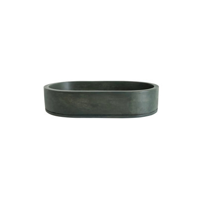 Barclay Uri 22.75'' Concrete Oval Bathroom Sink