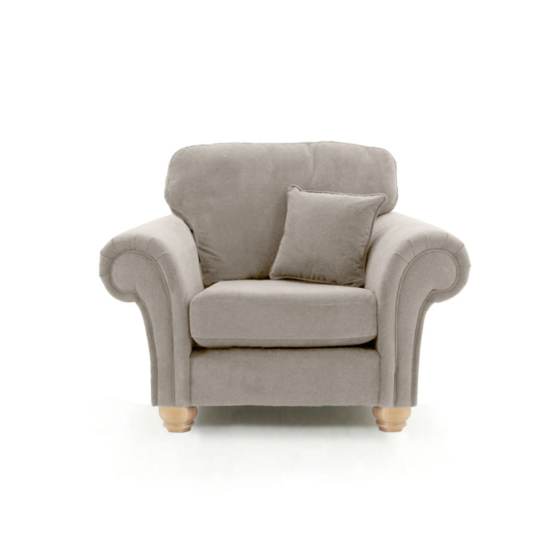 Foreston Velvet Sofa, Mink, 1