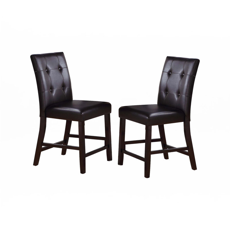 Ensemble de 2 chaises rembourrées à hauteur de comptoir