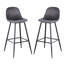 Tabouret de bar et de comptoir en velours-1674658324