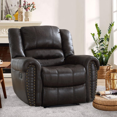Fauteuil inclinable manuel surdimensionné 40,9 po Chemika