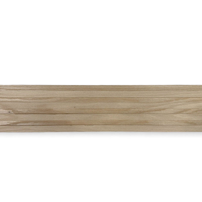 H 5,25 po x P 0,75 po, 72" H x 5.25" W x 0.75" D, Red Oak
