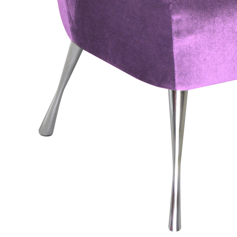 Vintage Upholstered Accent Chair, Violet