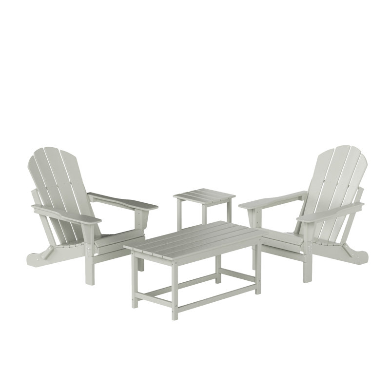 Laguna Foldable Outdoor Adirondack Chair, Sand