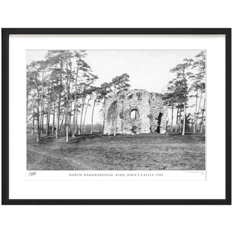 North Warnborough, King John's Castle 1903 by Francis Frith - Single Picture Frame Print, 45cm H x 60cm W x 2.3cm D