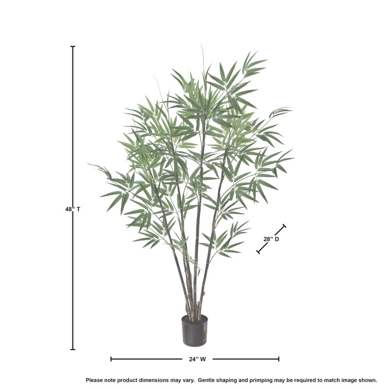 Faux bambou 48 '' en pot