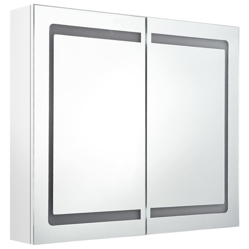 Nealey Bathroom Storage, Shining White