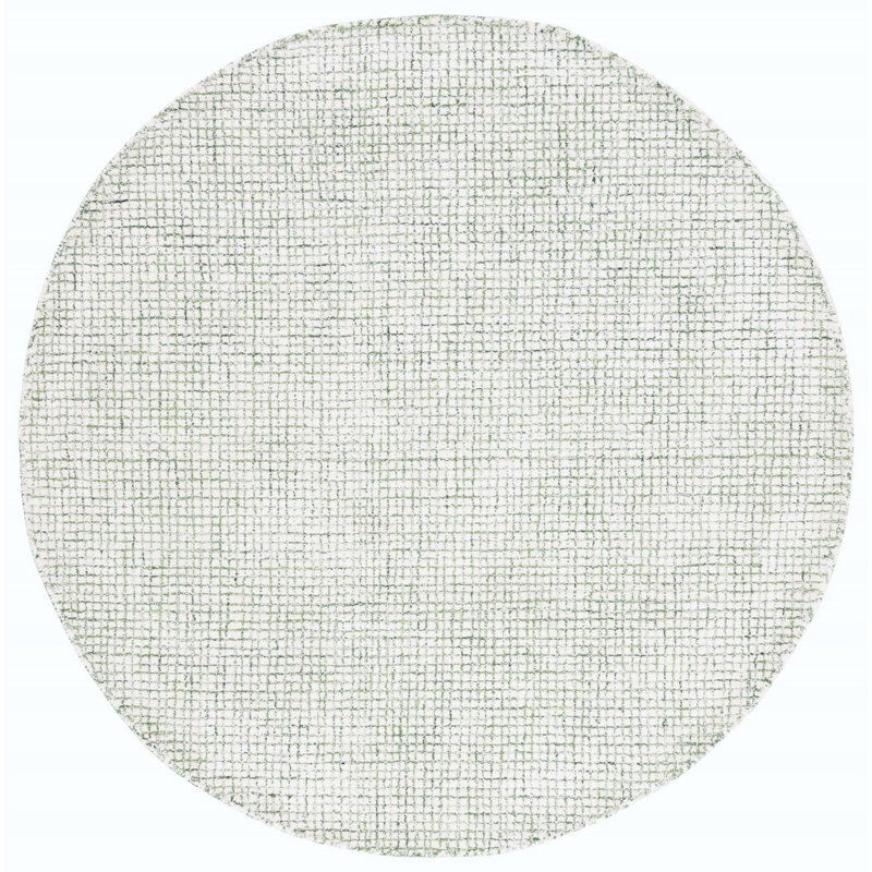 Rowe Handwoven Abstract Area Rug, Round 6'