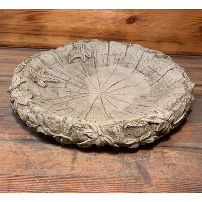 Romo Concrete Single Tier Birdbath