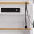 Rolling Kitchen Cart with Drop Leaf, Power Outlet and 5 Open Side Racks-305509260