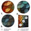 «Colorful Rainbow Scales I» - art mural abstrait en métal-101154531