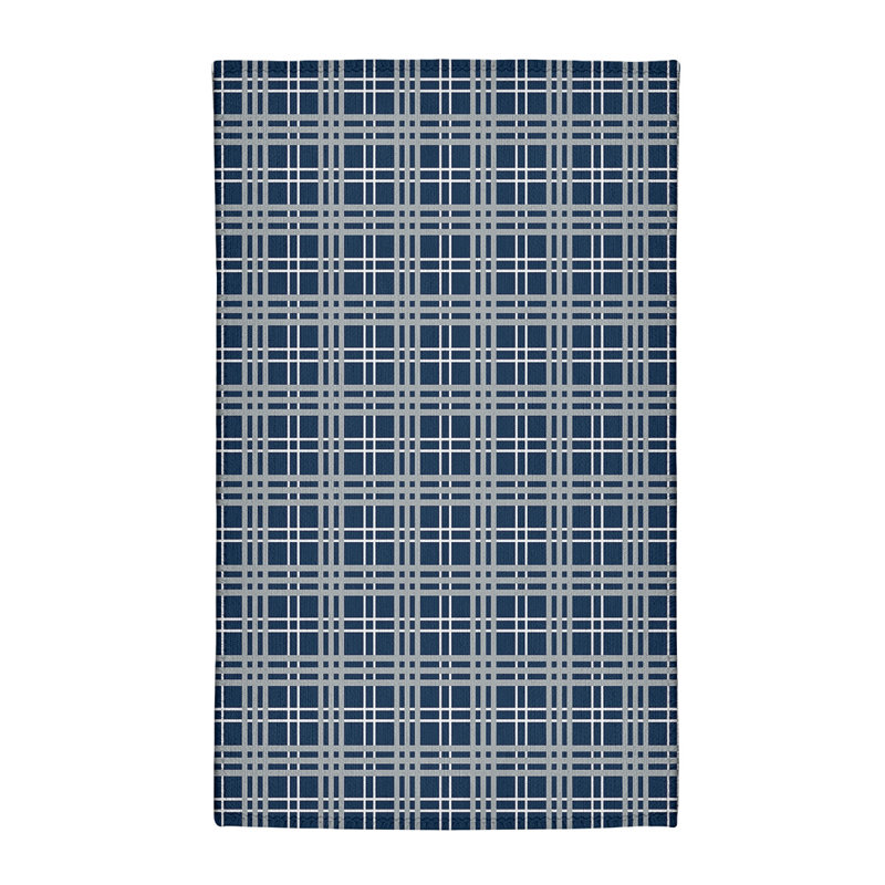 Tapis à carreaux bleu, Rectangle 2 pi x 3 pi