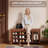 Solid Wood Shoe Rack, Shoe Bench, Entryway Bench