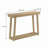 Caomhan Modern Console Table With Slatted Storage Shelf-803079609