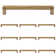 Kent Knurled Bar Pull Multipack
