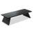 Black solid wood rectangular large-panel desk-445679060