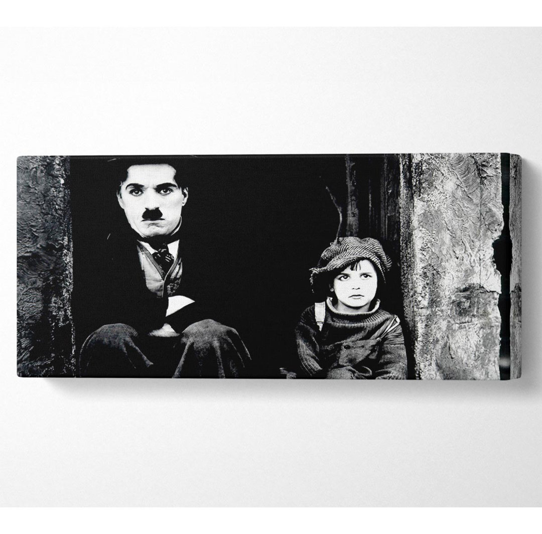 Charlie Chaplin the Kid - Kunstdrucke auf Leinwand - Wrapped Canvas