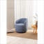 Fauteuil pivotant en tissu Teddy-107458080