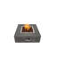 Albany 36" Square Gas Fire Pit Table with Glass Windscreen, Burner Lid, & Cover-108682756