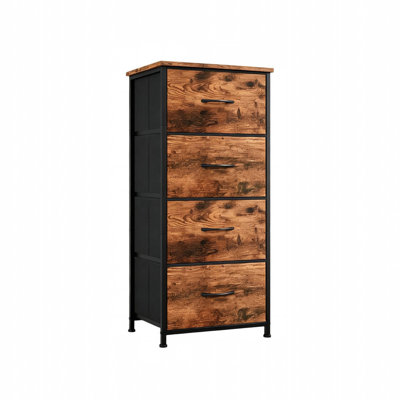 42 cm W Steel Bedside Table