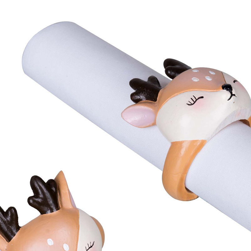Ensemble de 4 serviettes Oh Deer