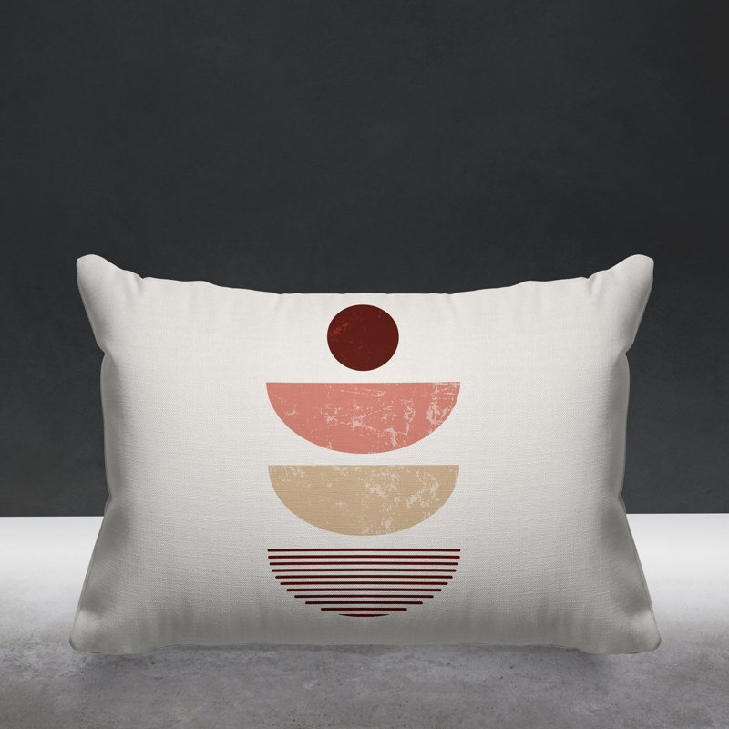 Coussin intérieur / extérieur Carmen Boho, Rouge