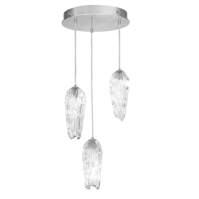 Las Olas 3 - Light Pendant, Silver