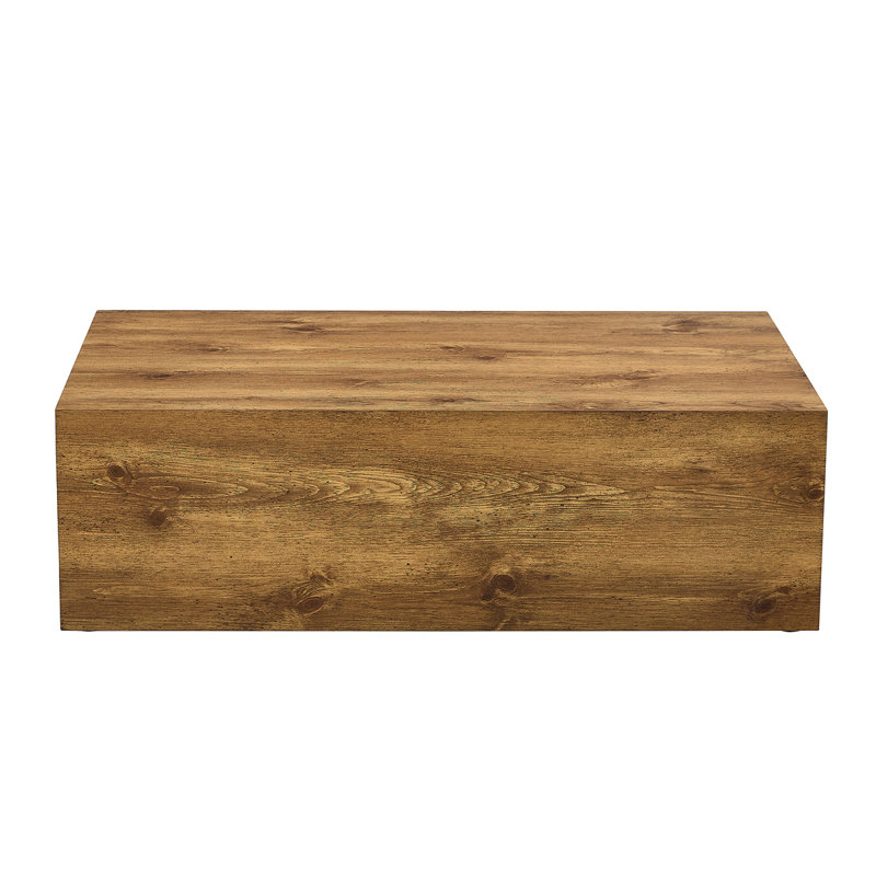 Modern MDF Coffee Table - 39.37x23.62x11.81 inches, Walnut Brown