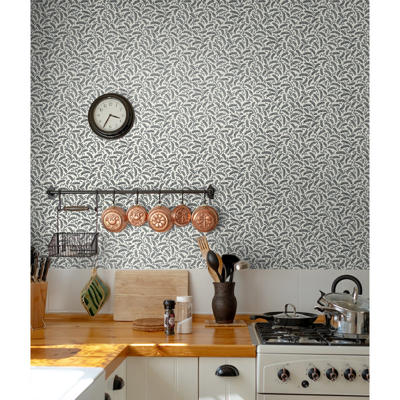 Rouleau de papier peint L 27 pi x l 27 po, Graine de pavot
