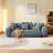 Anchondo Velvet Convertible Sleeper Sofa-1343359783-1347334713