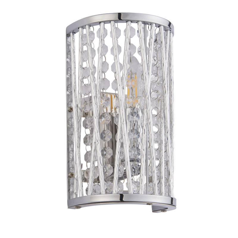 Chrome Flush Mounted Sconce