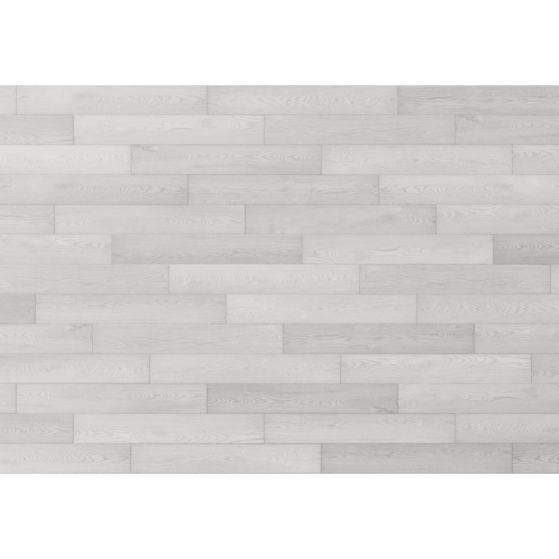 Revêtement de sol stratifié en chêne blanc 7,5 po x 47,5 po x 12 mm Restoration Collection, Ivoire ivoire