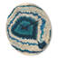 Horloge murale moderne Blue Agate Crystal I-63617439