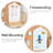 House Design Double-Sided Magnetic Drawing Board w/Detachable Roller and Bi-Storage Frame Holder for Kids