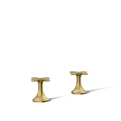 Occasion Cross Bathroom Sink Faucet Handles, 3.12" H x 3" W