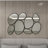 Mares Metal Oval Wall Mirror