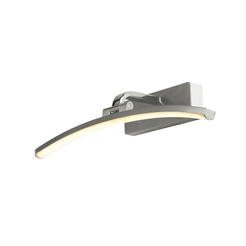 Hardwired LED Wall Mounted Picture Light, 9cm H x 40cm W x 13cm D, Satin Brass