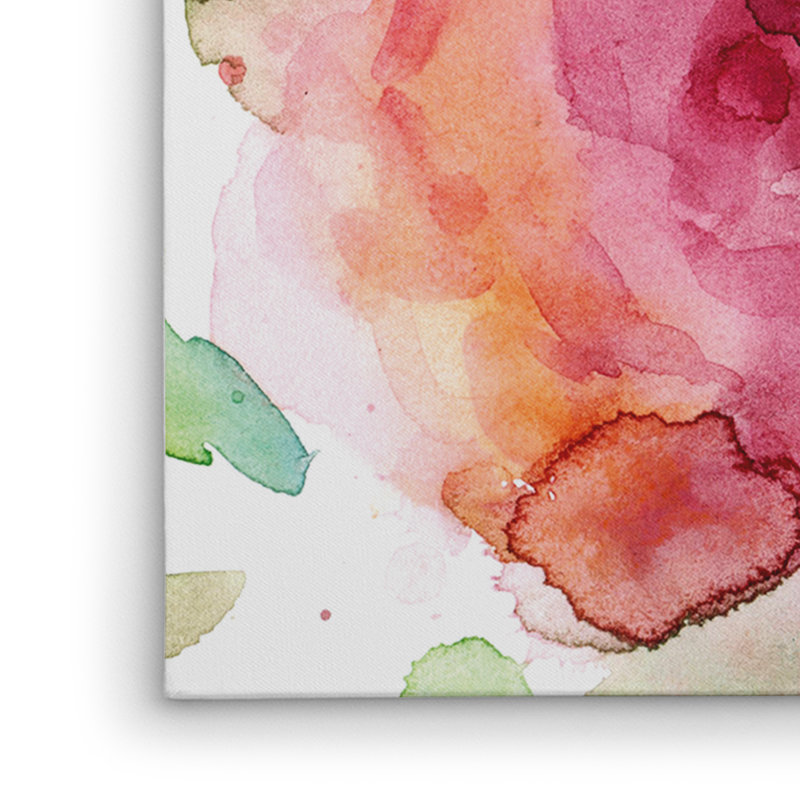 " Bold Blush II ", 40" H X 40" W X 1.5" D