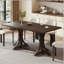 Table de salle à manger rustique 60 "avec base à tréteaux 60"
