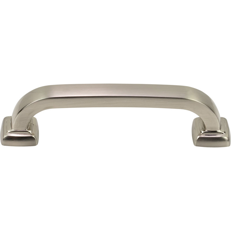 Square 3 3/4" Center Arch Pull Multipack, Brushed Satin Nickel