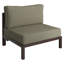 Chaise modulaire sans accoudoirs Peasnell Outdoor en teck de couleur frêne-1757739651