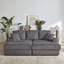 CanapÃ©-lit de 84 po en 4 piÃ¨ces avec 2 coussins dÃ©coratifs et 2 poufs avec rangement-1662419304