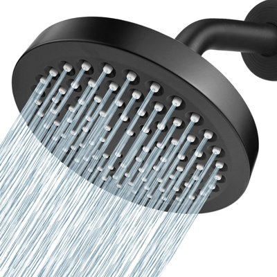 High Pressure Rain Shower Head  (Black)