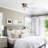 Tangier 48" 5 - Blade Crystal Ceiling Fan Flush Mount with Remote and Light Kit